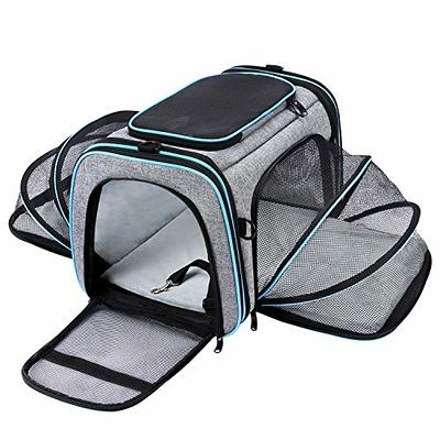 CUSSIOU Large Cat Carrier Dog Carrier, Pet Carrier for 2 Cats Large Cats,  Dog Carrier for Medium Small Dogs, Collapsible Soft Sided Pet Carrier for