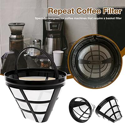 2 Pcs Reusable Cone Coffee Maker For Ninja Coffee Bar Brewer Replacement  Permanent Basket