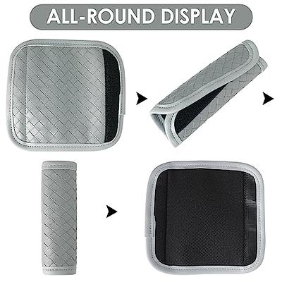 KEVANCHO Leather Luggage Handle Wraps for Suitcase, 4 Pack Luggage Handle  Cover Identifiers Tags Markers for Travel Accessories (Grey) - Yahoo  Shopping