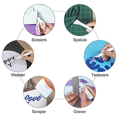 3 Pcs Weeding Tools for Vinyl with LED Light Set Pin Pen Weeding Tool  Weeding Pen Craft Tweezers Pin Tools for Cutting Machines Crafting  Accessories