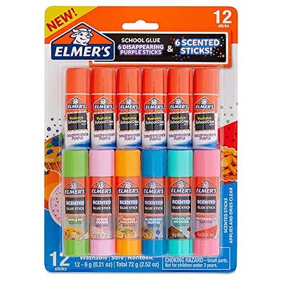 Elmer's Disappearing Purple School Glue Sticks - 12 count