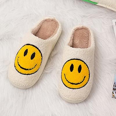 Slippers For Women Cute Indoor House Smiley Face Home Slipper