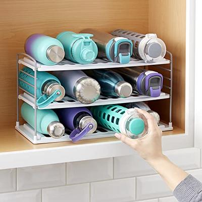 YouCopia UpSpace Water Bottle Organizer 3-Shelf White