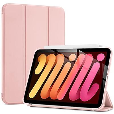 TiMOVO Case for New iPad Mini 6th Generation, iPad Mini 6 Case(8.3-inch,  2021), [Support Touch ID & Apple Pencil Charging] Slim Translucent Frosted