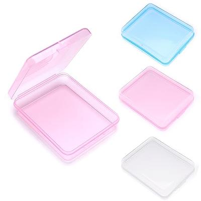 BTSKY Clear Plastic Storage Box with Flap Lid, Multipurpose Craft Organizers  and Storage Box Art Supply Storage Organizer Plastic Sewing Box for Beads  Pencils Notebooks, 2 Pack Medium - Yahoo Shopping