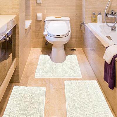 DEXI Bathroom Rug Mat, Ultra Absorbent Soft Bath Rug, Washable Non-Slip Bath  Mat for Bathroom Floor, Tub, Shower Room, 24x16, Beige - Yahoo Shopping