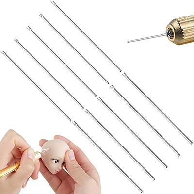 Useful 0.6/0.8mm Doll Hair Rooting Reroot Rehair Tool Holder With 5 Extra  Needles