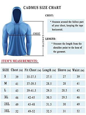 CADMUS Men's Workout Long Sleeve Fishing shirts UPF 50+ Sun Protection Dry  Fit Hoodies,1 Pack,096,White,X-Large - Yahoo Shopping