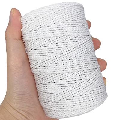 Red and White Twine,Green and White Twine,656 Feet Cotton String,2Mm  Christmas S