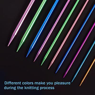 Weabetfu Bamboo Knitting Needle Straight Single Pointed 10-inch Length  Knitting Needles for Handmade DIY Knitting