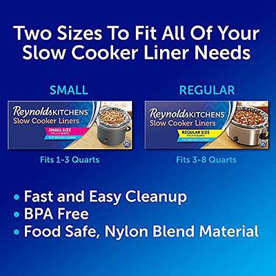 Reynolds Kitchens Slow Cooker Liners, Regular (Fits 3-8 Quarts), 20 Count -  Yahoo Shopping