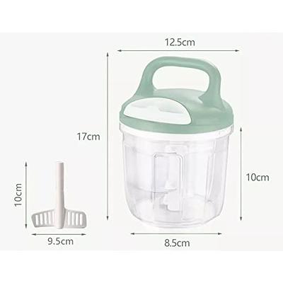 easy pull food chopper and manual