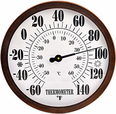 Taylor 497J 12 Dial Indoor / Outdoor Wall Thermometer with Hygrometer