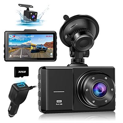 ORSKEY Dash Cam for Cars Front and Rear 1080P Full HD in Car Camera Dual  Lens Dashcam for Cars 170 Wide Angle with Loop Recording and G-Sensor