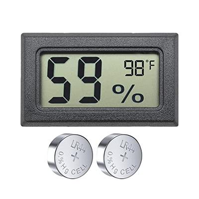 Mini Hygrometer Thermometer 2PCS Mini Digital Humidity Gauge, AikTryee  Hygrometer Indoor Humidity Monitor Temperature Humidity Gauge Meter for