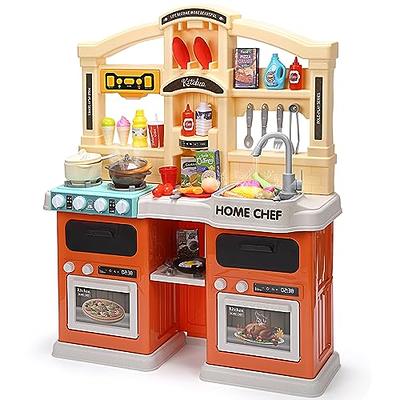  CUTE STONE Play Kitchen Accessories Set, Kids Cooking