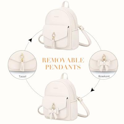  ECOSUSI Mini Backpack Women Leather Small Backpack