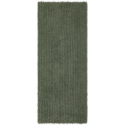 Mohawk Home Metaphor Bath 24-in x 60-in Arctic White Polyester Bath Runner  in the Bathroom Rugs & Mats department at