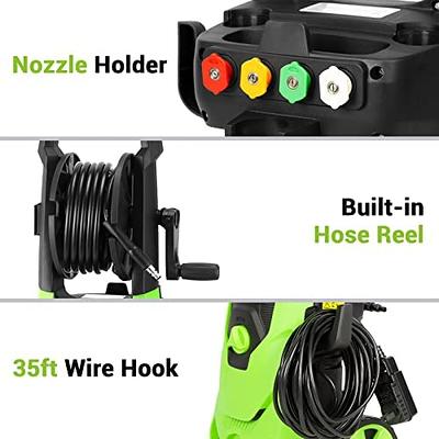  Power Washer Electric Powered - 4000 PSI + 2.6 GPM Electric  Pressure Washer with 25 FT Hose 4 Interchangeable Nozzle & Foam Cannon, for  Cars, Patios, and Floor Cleaning : Patio, Lawn & Garden