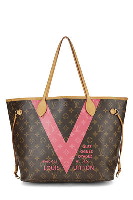 Louis Vuitton Neverfull Tote Limited Edition Monogram Rayures Mm Auction