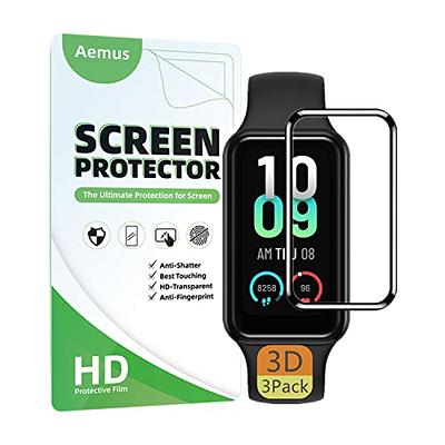 Aemus Compatible for Amazfit Band 7 Screen Protector (3 Pack) Activity  Fitness Tracker 3D Curved Protective Film anti-scratch - Yahoo Shopping