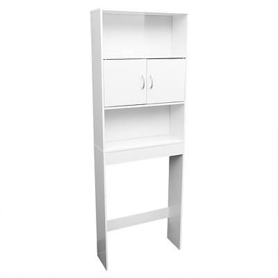 Coventry Over Toilet Open Storage Shelf, Bath Storage Cabinet with 2 Doors  and Open Shelf