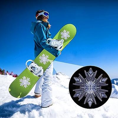 Sfcddtlg 2 Sets Snowboard Stomp Pads-3D Clear Anti-Slip Stomp Pad Mat for  Provides Extra Grip to Enhance Your Snowboarding Experience
