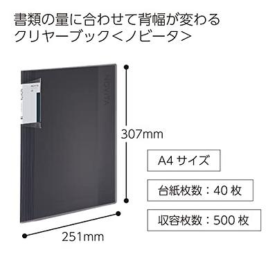 A4 Size Display Book / Clear Book Presentation File - 20 Pockets