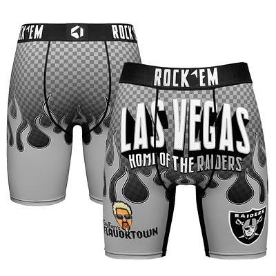 Rock Em Socks Unisex Las Vegas Raiders Throwback Crew Socks