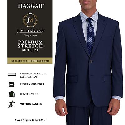 J.M. Haggar mens J.m. Haggar Luxury Comfort Classic Fit Stretch Chino