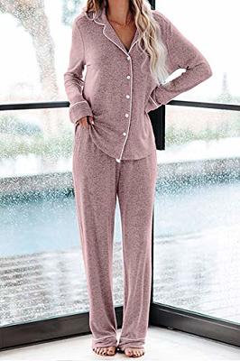 Joyspun Women's Velour Knit Pajama Set, 2-Piece, Sizes S to 5X 