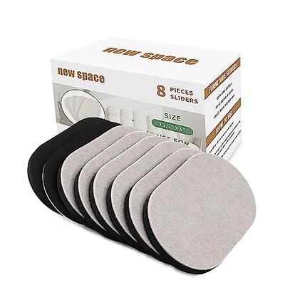  CO-Z Furniture Sliders - 8 Pack, 3 1/2 Reusable