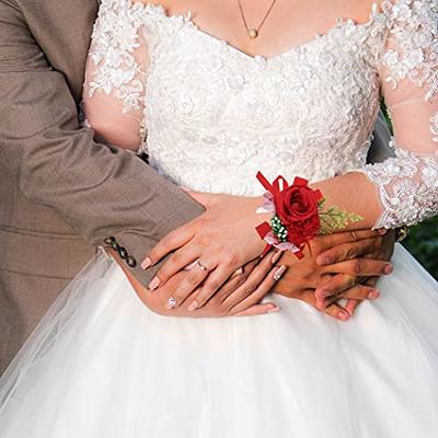 $29.03 Sweety Style Lace Flower Rhinestone Bridal Wristlet Bracelet |  Wedding dress accessories, Bridal gloves, Rhinestone bridal