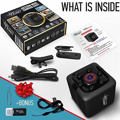 LCYATCE Spy Camera WiFi Hidden Camera 4K HD Mini Nanny Cam for