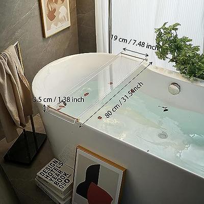 Bathtub Caddy Tray,Expandable Bathroom Tray with Reading Rack or Tablet  Holder,Multifunctional Bathtub Tray, Tub Organizer Holder for Wine Cup,  Soap Dish, Book Space & Phone Slot - Yahoo Shopping