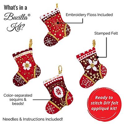 DIY Stamped Embroidery Starters Kits for Beginners with Pattern