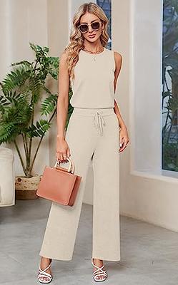 Womens Sleeveless Cargo Belted Jumpsuit Ladies Summer Casual Holiday Slim  Romper