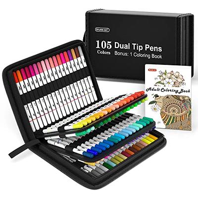 Diuraa 72 Dual Tip Brush Markers Art Markers for Artists,Coloring Pens  Brush & Fine Tip Markers for Kids Adult Coloring Books Calligraphy Drawing  Sketching - Yahoo Shopping