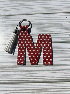 Hand Embroidered Thanks and Gig 'em Keychain A&M 