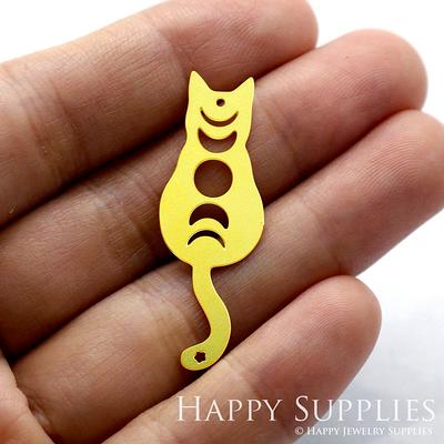 Brass Charms Witch Charms, Findings, Raw Pendants, Earrings Connectors,  Making Jewelry Supplies