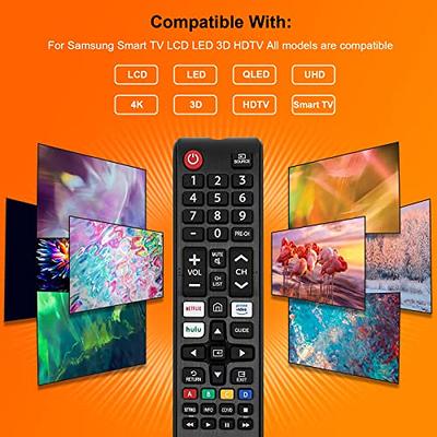 Universal Remote Control fits for All Samsung LED HDTV Smart TV with  Netflix  Button and Samsung Backlit Remote - No Setup Needed