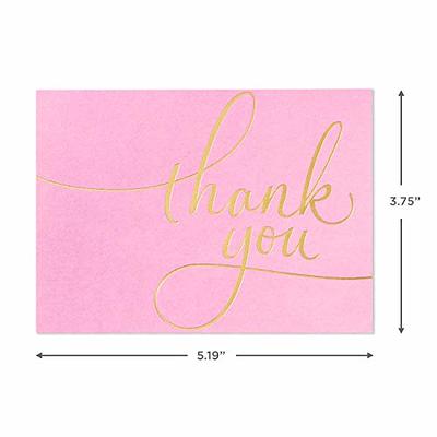 Hallmark Thank You Cards Assortment, Gold Foil Script (40 Thank You Notes  with Envelopes for Wedding, Bridal Shower, Baby Shower, Business) - Yahoo  Shopping