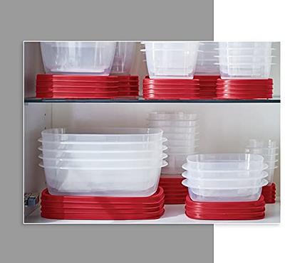 New Genuine Rubbermaid Lids for Replacement Easy Find Lids for 3-Cup, 5-Cup, and 7-Cup Food Storage Containers Set of Two (2) Lids Only (357)