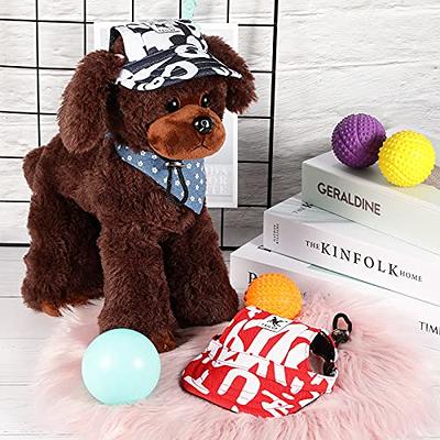 Dog Baseball Cap, Adjustable Dog Outdoor Sport Sun Protection Baseball Hat  Cap Visor Sunbonnet Outfit with Ear Holes for Puppy Small Dogs