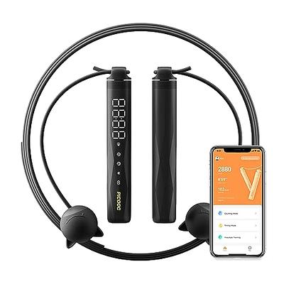  Jump Rope, RENPHO Smart Jump Rope with Counter, Fitness Skipping  Rope with APP Data Analysis, Workout Jump Ropes for Home Gym, Crossfit, Jumping  Rope for Exercise for Men, Women, Kids