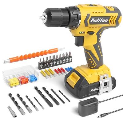 SnapFresh Cordless Drill - 20V Cordless Drill with Battery and