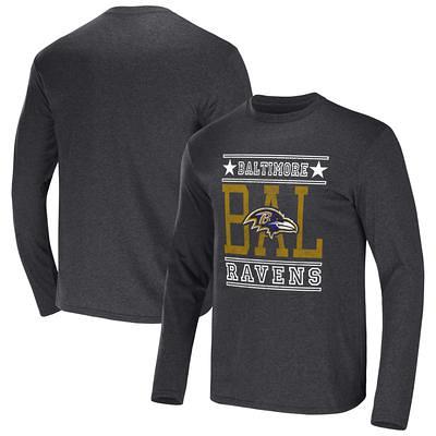 Men's NFL x Darius Rucker Collection by Fanatics Heathered Charcoal  Baltimore Ravens Long Sleeve T-Shirt - Yahoo Shopping