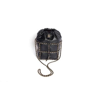 Vuitton BNIB Raffia Shoulder Bag Black - Vintage Lux