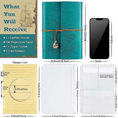 Journal Notebook For Writing,320 Pages Lined Hardcover Leather Journals For  Women Men,Notebooks College Ruled For Work Organization,Note Taking (7.1