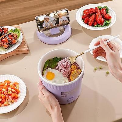 Mini Rice Cooker, Mini Ramen Cooker, Instant Hot Pot, Electric Hot Pot, 1L  Capacity Portable Pot Cooker for Steaming, Frying, Porridge, Noodles, Soup  - Yahoo Shopping